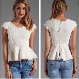 Rebecca Taylor Peplum Top